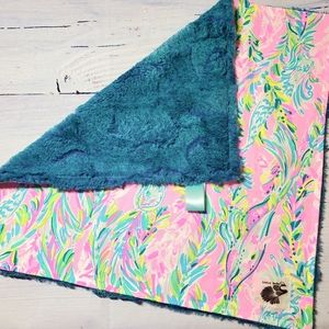 NEW Handmade Lilly Pulitzer Luxe Minky Lovey